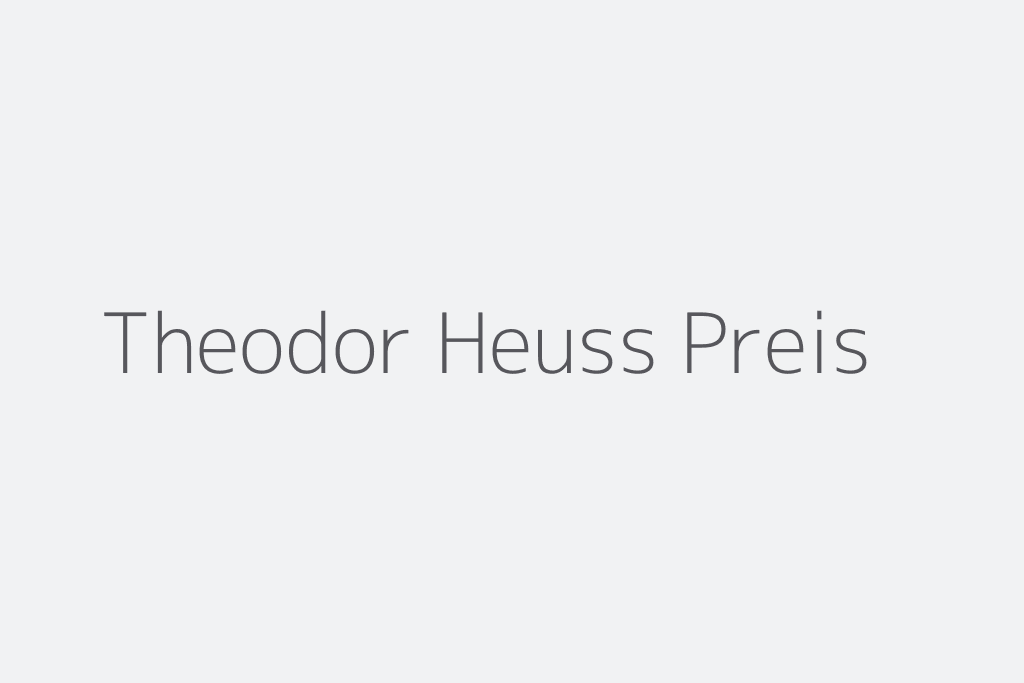 Theodor Heuss Stiftung - Preisverleihung 2024